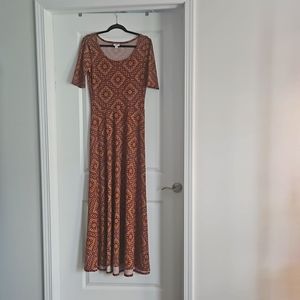 LulaRoe Flare MaxiStyle Dress Colorful